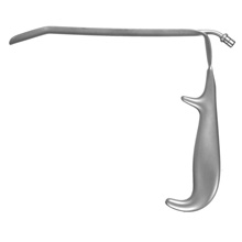 PADGETT Ferreira Breast Augmentation Retractor, Fiber Optic, 7-1/2" (191mm) x 1" (25mm) Blade. MFID: PM-895FO