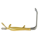 PADGETT TBTS-Style Retractor, Fiber Optic, with Suction Port and Teeth, 7-1/2" x 1-1/8" (190x30mm) Blade. MFID: PM-900FO