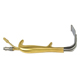 PADGETT TBTS-Style Fiber Optic Retractor, Suction Port Without Teeth, Length= 9" (229 mm), Blade= 90 x 30 mm (LxW). MFID: PM-902FO