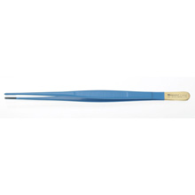 PADGETT Crow Coagulating Forceps, Tungsten Carbide, Cross-Serrated, Insulated, Length= 9" (229 mm). MFID: PM-9043