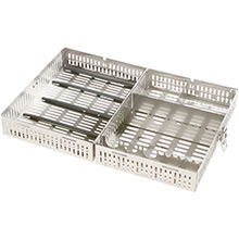 MILTEX Large Surgical Cassette, 11 x 8 x 4 (inches), 279 x 203 x 102 (mm). MFID: STDBOL