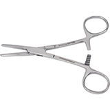 MILTEX VANTAGE English Pattern Tube Occluding Forceps, 4-3/4" (121mm), straight, smooth jaws. MFID: V97-588