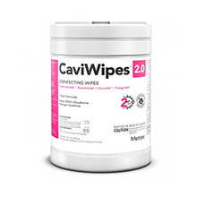 CaviWipes 2.0 Disinfecting Wipes, 160 wipes/canister, (6" x 6.75"), 12 canisters/cs. MFID: 14-1100