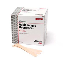 Pro Advantage Tongue Depressor, Adult 6" x 11/16", Sterile, 1/pack. MFID: 76900