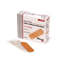 Pro Advantage Fabric Adhesive Bandage, Strips, 1" x 3". MFID: P150120