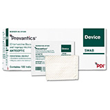 PDI PREVANTICS Device Swabs, Skin Antiseptic, 3.125" x 1.125", 100 Swabs/bx, 10 bx/cs. MFID: B19600