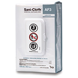 PDI SANI-CLOTH AF3 Germicidal Disposable Wipes, Portable Pack, 8.2" x 9.8", 80/pk, 9 pk/cs. MFID: M8063S80