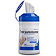 PDI SANI-HANDS Instant Hand Sanitizing Wipes, Medium, 6" x 7-1/2", 135/can, 12 can/cs. MFID: P13472