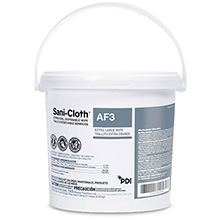 PDI SANI-CLOTH AF3 Germicidal Disposable Wipes Pail, 7.5" x 15", 160 Sheets Per Pail, 2/cs. MFID: P1450P