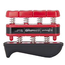 GripMaster REHAB Hand/Finger Exerciser- Red (3 lbs / 1.4 kgs) Light. MFID: GMR-RD