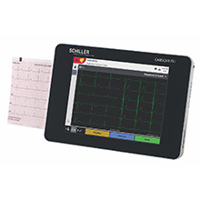 Schiller Cardiovit FT-1 Portable Electrocardiograph (ECG), Touch Screen & Interpretation. MFID: 0A.106000