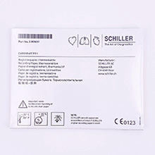 Schiller Chart Paper for Cardiovit FT-1 ECG, Thermosensitive, Z-Fold, 10 Packs/Case. MFID: 2.157055C