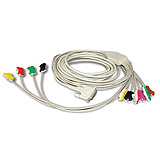 Schiller 10-Lead Premium ECG Patient Cable Stress, Snap for Schiller ECG's. MFID: 2.400116S