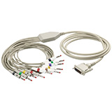 Schiller 10-lead Stress patient cable for AT-10 Plus ECG. MFID: 2.400128