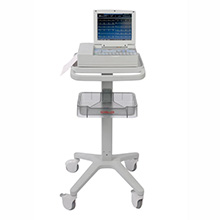 Schiller CARDIOVIT AT-10 Plus Stress system w/ Intepretation Software, Cart, Cable Arm, and accessories. MFID: 9.173000E1