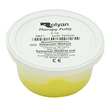 Rolyan Therapy Putty | Hand Therapy Putty, Soft, Yellow, 2 oz. MFID: 081029503 / 5071