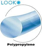LOOK 6-0 Polypropylene Plastic Surgery Smallstitch Suture, Blue Mono, 10"/25cm, C17, 12mm 3/8. MFID: 1011B