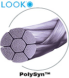 LOOK 3-0 PolySyn Plastic Surgery Suture, Undyed Braided, 27"/70cm, C7, 24mm 3/8 Circle. MFID: 442B