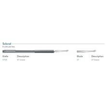 Surgical Specialties Scleral Knife, Flat, 6/bx. MFID: 57DK