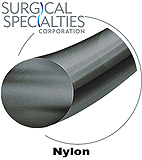 SURGICAL SPECIALTIES Nylon Suture, Monofilament, Lancet, 10-0, 6"/15cm, 6.15mm, 3/8 Circle. MFID: A2683N
