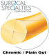 SURGICAL SPECIALTIES Plain Gut Suture, Reverse Cutting, 6-0, 18"/45cm, 11mm, 3/8 Circle. MFID: B774N