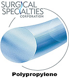 SURGICAL SPECIALTIES Polypropylene Suture, Monofilament, Lancet, 10-0, 12"/30cm, 6.15mm, 3/8. MFID: J1710N