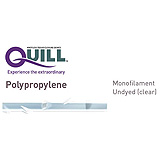 QUILL Polypropylene Suture, Diamond Point, 2, 14cm x 14cm, 26mm, 1/2 Circle. MFID: JA-1001Q