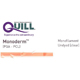 QUILL Monoderm Suture, Taper Point, 2-0, 16cm x 16cm, 18mm, 1/2 Circle. MFID: RS-1000Q