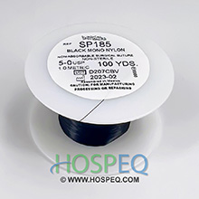 LOOK 5-0 Non-Absorbable Suture Spool, Black Monofilament Nylon, 100 yd. MFID: SP185