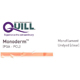 QUILL Monoderm Suture, Taper Point, Unidirectional, 0, 60cm, 36mm, 1/2 Circle. MFID: VLM-1003
