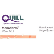 QUILL Monoderm Suture, Taper Point, Unidirectional, 0, 60cm, 36mm, 1/2 Circle. MFID: VLM-1003