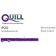 QUILL PDO Suture, Taper Point, Unidirectional, 0, 20cm, 36mm, 1/2 Circle. MFID: VLP-1001