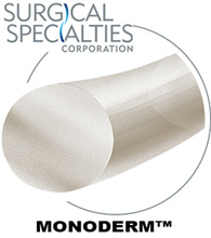 SURGICAL SPECIALTIES Monoderm Suture, Monofilament, Reverse Cutting, 4-0, 18"/45cm, 13mm, 3/8. MFID: Y494N