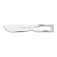 Cincinnati Shape X Carbon Steel Blade, Sterile, 50/bx. MFID: 00MX