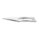 Swann Morton Carbon Steel Blade, Sterile, Size 11P, 100/bx. MFID: 00SM11P