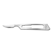 Swann Morton Carbon Steel Blade, Sterile, Size 15C, 100/bx. MFID: 00SM15C