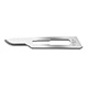 Swann Morton Carbon Steel Blade, Sterile, Size 15T, 100/bx. MFID: 00SM15T