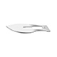 Swann Morton Carbon Steel Blade, Sterile, Size 24, 100/bx. MFID: 00SM24