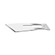 Swann Morton Carbon Steel Blade, Sterile, Size 25, 100/bx. MFID: 00SM25