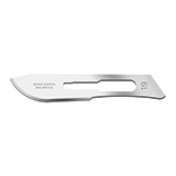 Swann Morton Stainless Steel Blade, Sterile, Size 19, 100/bx. MFID: 01SM19