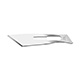 Swann Morton Stainless Steel Blade, Sterile, Size 25, 100/bx. MFID: 01SM25