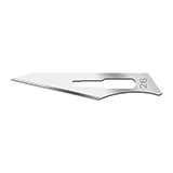 Swann Morton Stainless Steel Blade, Sterile, Size 26, 100/bx. MFID: 01SM26