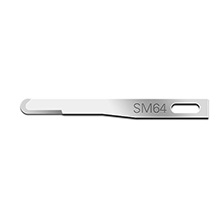 Swann Morton Miniature Surgical Blade, Stainless Steel, Sterile, Size 64, 25/bx. MFID: 01SM64