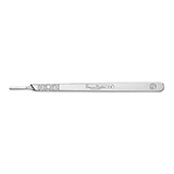 Swann Morton Long Scalpel Handle, Stainless, Size 4. MFID: 074L