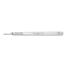 Swann Morton Long Scalpel Handle, Stainless, Size 4. MFID: 074L