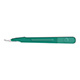 Lance Disposable Scalpel, Stainless, Size 15, Sterile, Green Handle, 10/bx. MFID: 92415
