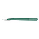 Lance Disposable Scalpel, Stainless, Size 22, Sterile, Green Handle, 10/bx. MFID: 92422