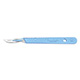 Swann Morton Disposable Scalpel, Stainless, Sterile, Size 10, Blue Handle, 10/bx. MFID: SM0501