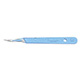 Swann Morton Disposable Scalpel, Stainless, Sterile, Size 11, Blue Handle, 10/bx. MFID: SM0503