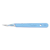 Swann Morton Disposable Scalpel, Stainless, Sterile, Size 11, Blue Handle, 10/bx. MFID: SM0503